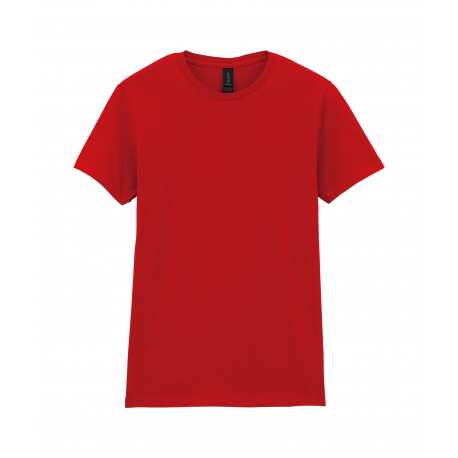 Camiseta softstyle mujer de algodón preencogido