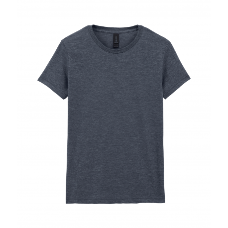 Camiseta softstyle mujer de algodón preencogido