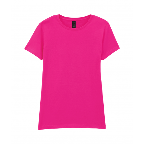 Camiseta softstyle mujer de algodón preencogido