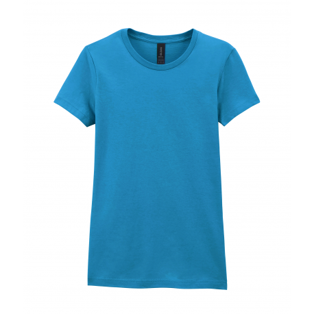 Camiseta softstyle mujer de algodón preencogido