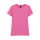 Camiseta softstyle mujer de algodón preencogido Ref.TTGI6400L-AZALEA