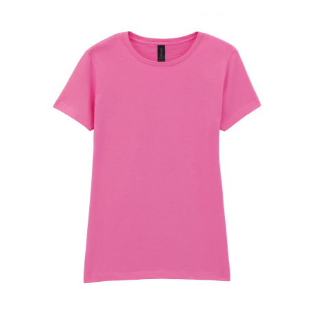 Camiseta softstyle mujer de algodón preencogido