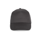 Gorra con sandwich contrastado - 5 paneles Ref.TTKP130-GRIS OSCURO/NEGRO 