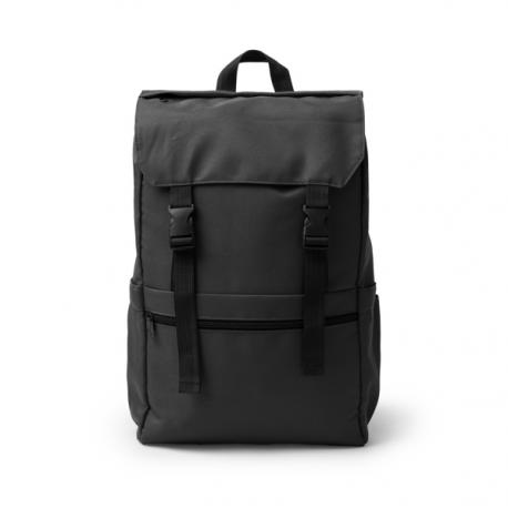 Mochila con solapa realizada en 600D RPET SOLAP