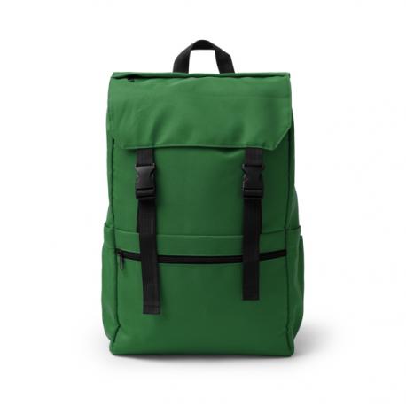 Mochila con solapa realizada en 600D RPET SOLAP