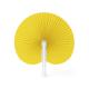 Paipai plegable con varillas de plástico KAORI Ref.RFN1731-AMARILLO 
