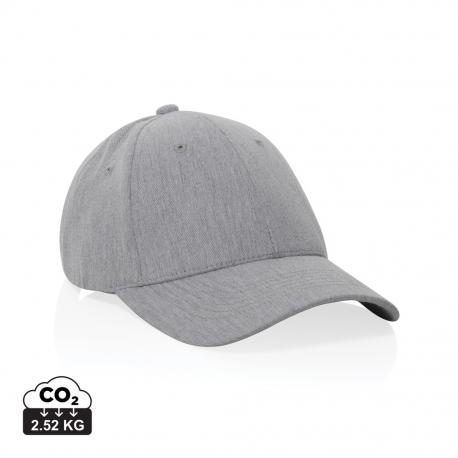 Gorra 6 paneles tejido jaspeado reciclado Milo AWARE™200 gr