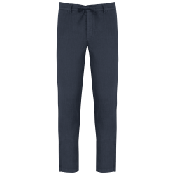 Pantalón efecto lavado de lino hombre