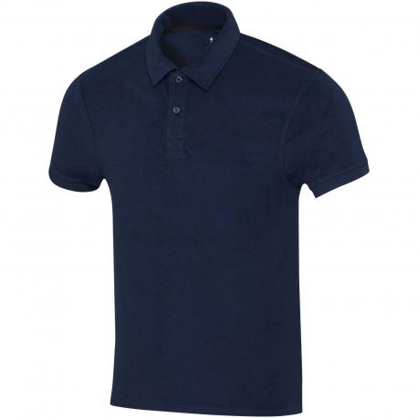 Polo unisex de rizo reciclado GRS Akoya