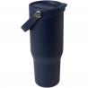 Vaso con aislamiento al vacío de cobre de acero inoxidable reciclado certificado RCS de 900 ml y con tapa de doble función Bronx