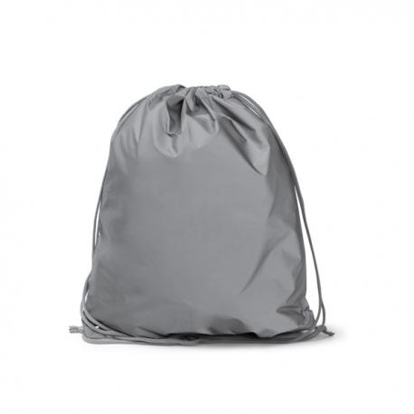 Mochila de cuerdas reflectante realizada en poliéster LAZAR