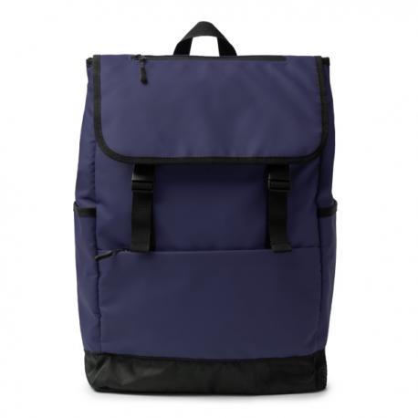 Mochila con solapa realizada en PU Leather TROIS