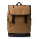 Mochila con solapa realizada en PU Leather TROIS Ref.RMO1743-MARRÓN 