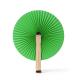 Paipai plegable con varillas de madera TAO Ref.RFN1811-VERDE OSCURO 