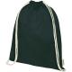 Mochila de cuerdas de algodón orgánico de 100 g/m² 5l Orissa Ref.PF120490-VERDE OSCURO 