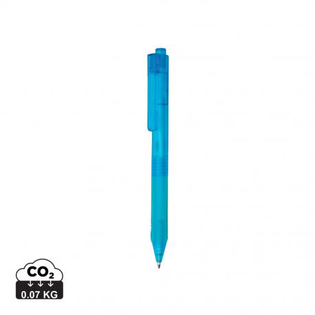 Bolígrafo mate X9 con empuñadura de silicona