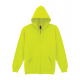 Sudadera heavy blend™ capucha y cremallera hombre Ref.TTGI18600-SAFETY GREEN