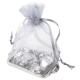 Bandeja con bolsa organza Ref.CFF037-PLATA 