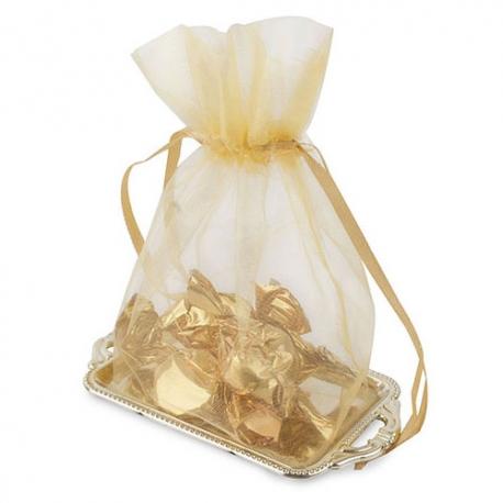 Bandeja con bolsa organza