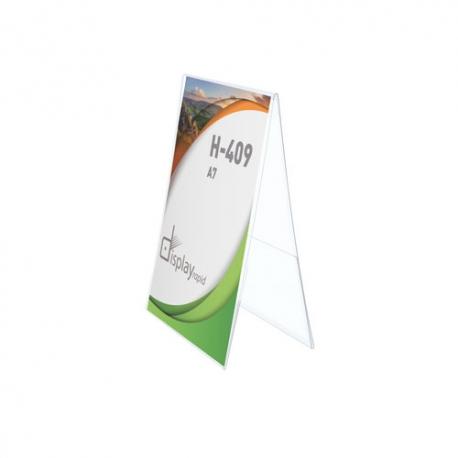 Portagrafica pvc duo vertical a7 