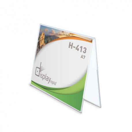 Portagrafica pvc duo horizontal a7 