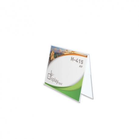 Portagrafica pvc duo horizontal a9 
