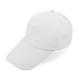 Gorra clásica con visera larga 5 paneles Ref.CFT1305-BLANCO 