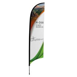 Bandera forma pluma 3 m