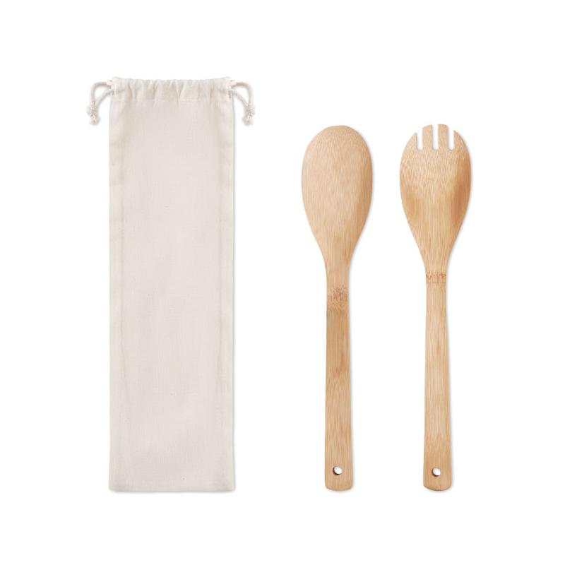 Comprar Set de 6 Utensilios de Cocina de Madera Bambú