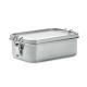 Fiambrera de acero inox Chan lunchbox Ref.MDMO9938-PLATA MATE 