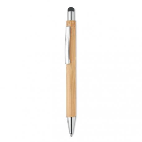 Bolígrafo pulsador de bambú Bayba