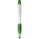 Bolígrafo stylus y marcador fluorescente Nash Ref.PF106581-PLATA/VERDE 