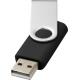 Memoria USB básica de 2 GB Rotate Ref.PF123504-NEGRO INTENSO/PLATA 