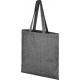 Bolsa tote de algodón reciclado de 210 g/m² Pheebs Ref.PF120521-NEGRO 