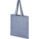 Bolsa tote de algodón reciclado de 210 g/m² Pheebs Ref.PF120521-AZUL MEZCLA 