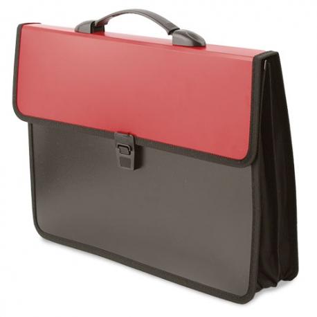 Maletin congresos pvc rojo