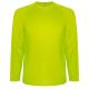 Camiseta técnica de manga larga ranglán Montecarlo L/S Ref.RCA0415-AMARILLO FLUOR