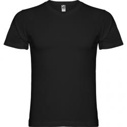 Camiseta de manga corta y escote en pico de 4 capas SAMOYEDO