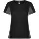 Camiseta técnica de poliéster Shanghai Woman Ref.RCA6648-NEGRO/PLOMO OSCURO