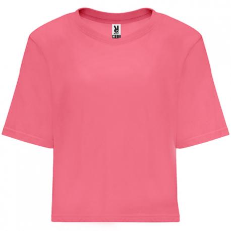 Camiseta talle corto y holgado mujer Dominica 170g/m2