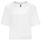 Camiseta talle corto y holgado mujer Dominica 170g/m2 Ref.RCA6687-BLANCO