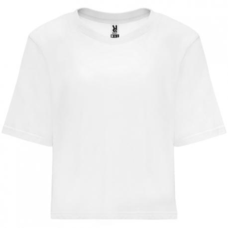 Camiseta talle corto y holgado mujer Dominica 170g/m2