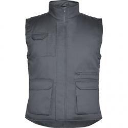 Chaleco laboral multibolsillo con bolsillo interior con velcro ALMANZOR
