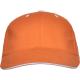 Gorra 6 paneles con sándwich a contraste Panel Ref.RGO7008-NARANJA