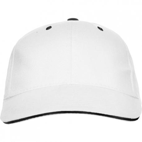 Gorra 6 paneles con sándwich a contraste Panel