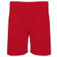 Pantalón corto deportivo con cintura ajustable Dortmund Ref.RPA6688-ROJO