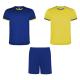 Conjunto deportivo unisex de 2 camisetas + pantalón Racing Ref.RCJ0452-AMARILLO/ROYAL