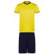 Conjunto deportivo de camiseta y pantalón United Ref.RCJ0457-AMARILLO/MARINO