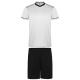 Conjunto deportivo de camiseta y pantalón United Ref.RCJ0457-BLANCO/NEGRO