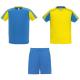 Conjunto deportivo unisex de 2 camisetas + pantalón Juve Ref.RCJ0525-AMARILLO/ROYAL
